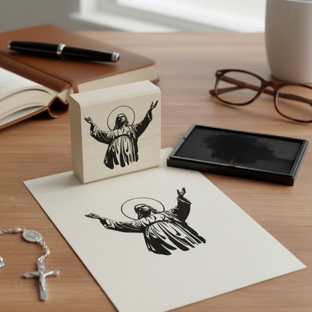 Jesus Rubber Briefmarke Gummistempel (Jesus Rubber Stamp)