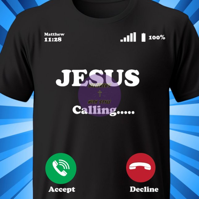 Jesus ruft - Christlich T-Shirt (Von Creator hochgeladen)