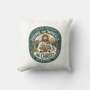 Jesus RV Camper Life Vintage-Shirt Christliches Gr Kissen