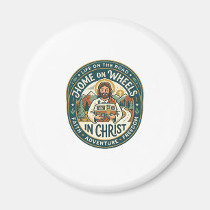 Jesus RV Camper Life Vintage-Shirt Christliches Gr Magnet
