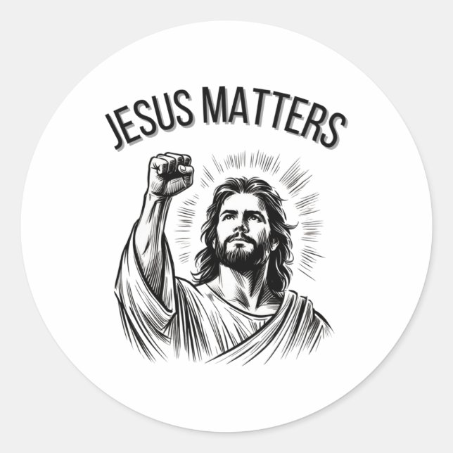 Jesus S Aufkleber  (Vorderseite)