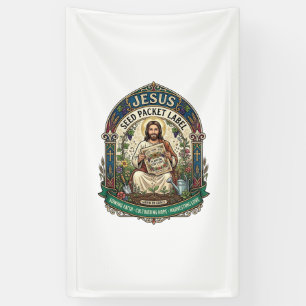 Jesus Saatgut Etikett Jesus Saatgut Christlich Banner