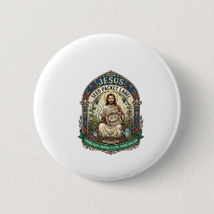 Jesus Saatgut Etikett Jesus Saatgut Christlich Button