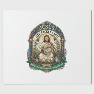 Jesus Saatgut Etikett Jesus Saatgut Christlich Geschenkpapier