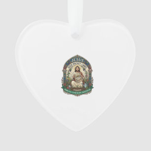 Jesus Saatgut Etikett Jesus Saatgut Christlich Ornament