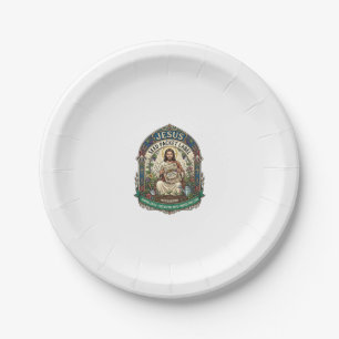 Jesus Saatgut Etikett Jesus Saatgut Christlich Pappteller