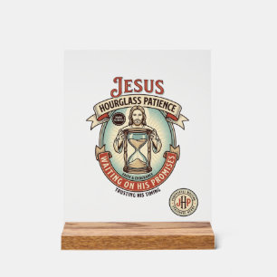 Jésus Sablier Patience Jésus Sablier Patience