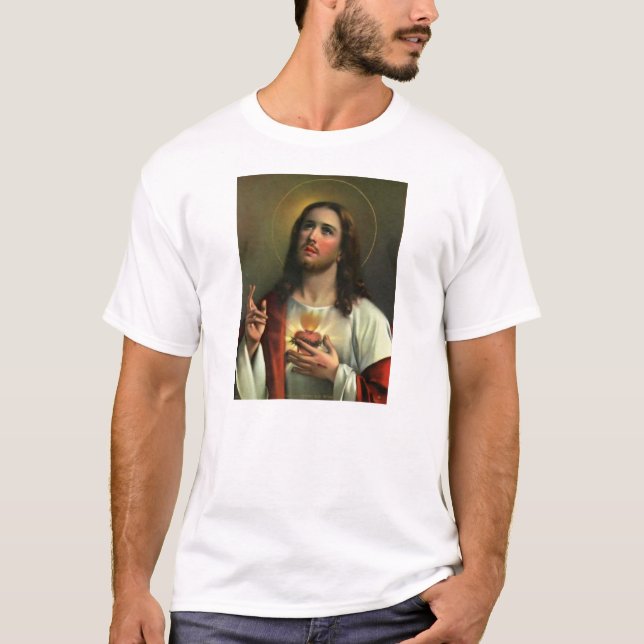 Jesus_Sacred_Heart-1 T-Shirt (Vorderseite)