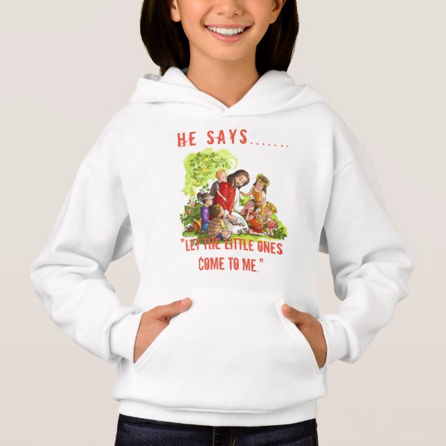 Jesus sagt: hoodie (Vorderseite)
