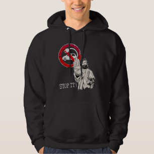 Jesus sagt nein zu Elektroautos Hoodie