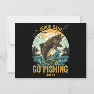 Jesus sagte geh fischen Lukas 5 4 Einladung
