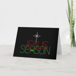 Jesus-Saison Feiertagskarte
