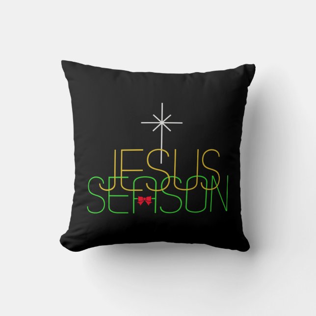 Jesus-Saison Kissen (Vorderseite)