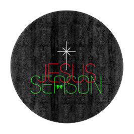 Jesus-Saison Schneidebrett
