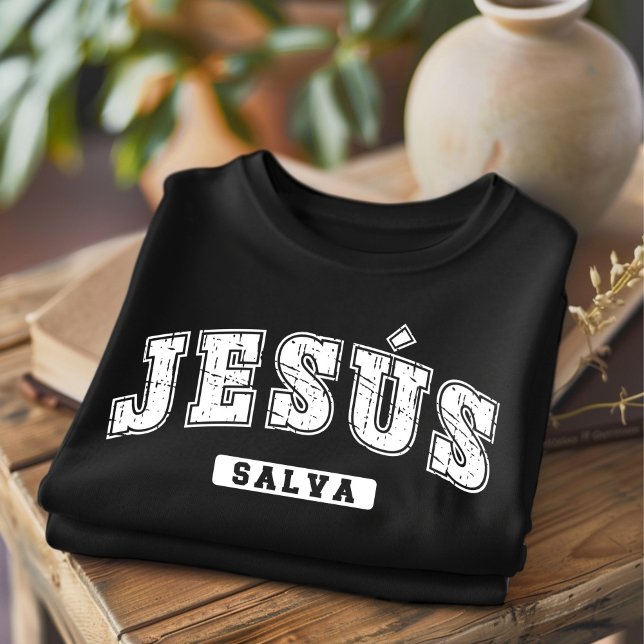 Jesús Salva déshonoré t-shirt chrétien espagnol (Créateur téléchargé)