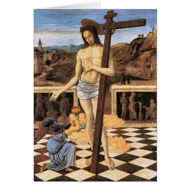 Jésus Sang Du Rédempteur Carte Religieuse (Devant)