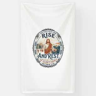 Jesus Sauerteig-Brot-Community-Shirt Glaube basier Banner