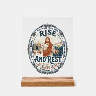 Jesus Sauerteig Brot Gemeinschaftsshirt Glaube bas Acrylschild