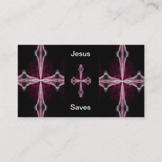 Jésus sauve des cartes de visite