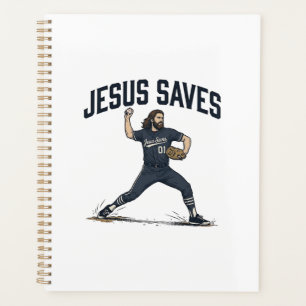 Jésus Sauve Lanceur de Baseball Vintage Gravure Sh
