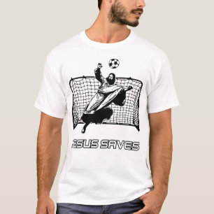 Jésus sauve le T-shirt de christianisme de gardien