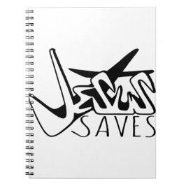 JESUS SAVES GRAFFITI NOTIZBLOCK