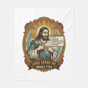 Jesus schlechte Autokorrektur Nachricht Chef Peinl Fleecedecke