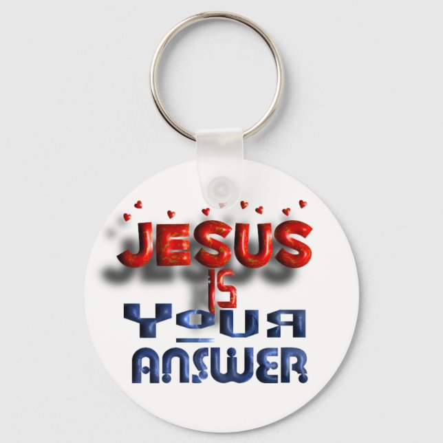 Jesus-Schlüsselkette Schlüsselanhänger (Vorderseite)