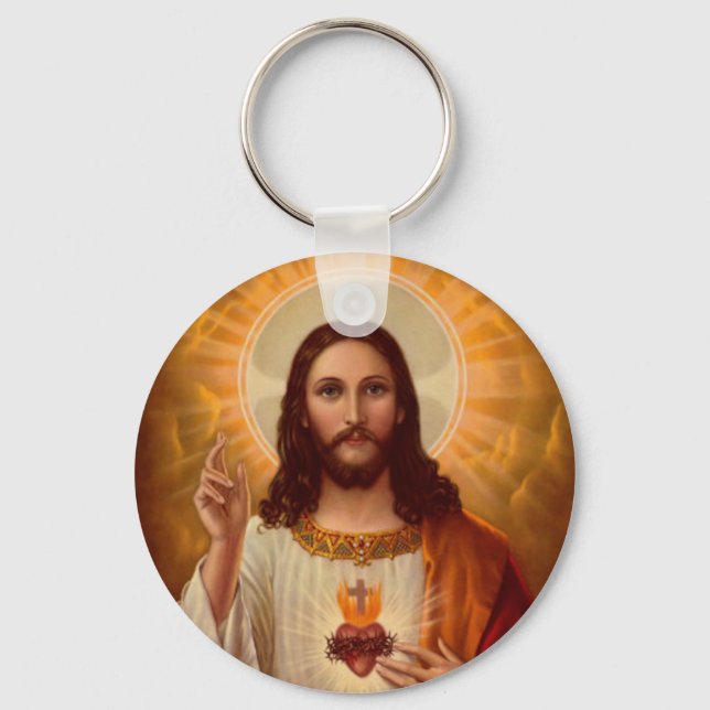 Jesus-Schlüsselkette Schlüsselanhänger (Vorderseite)