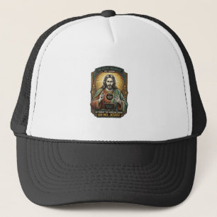 Jesus Schwarzer Bildschirm Vergessene Webcam-Abdec Truckerkappe