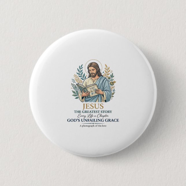 Jesus Scrapbooking Erinnerung Bewahren Mutter Vint Button (Vorderseite)