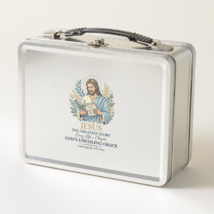 Jesus Scrapbooking Erinnerungen Behalten Mutter Vi Metall Brotdose