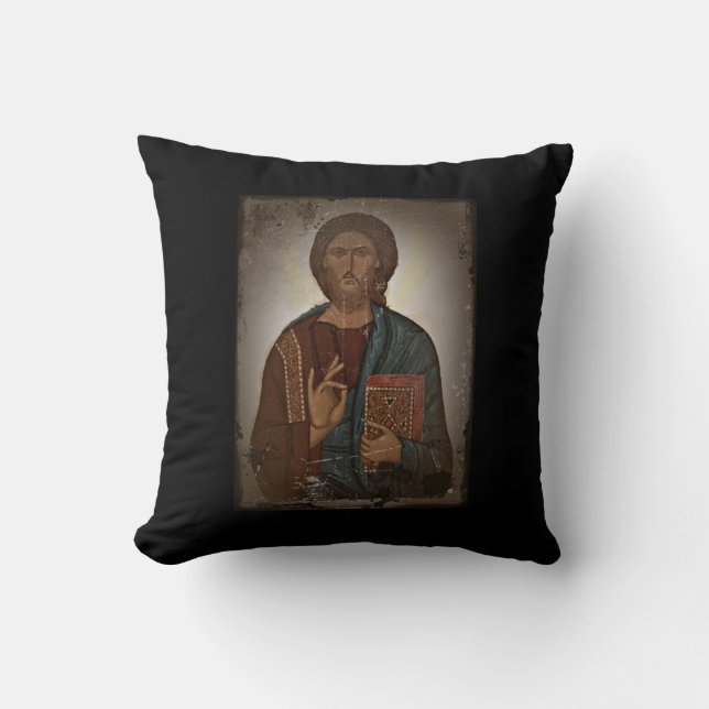 Jesus-Segen Kissen (Vorderseite)