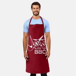 Jesus segne diese GRILLEN Schürze