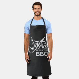 Jesus segne diese GRILLEN Schürze