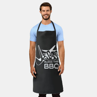Jesus segne diese GRILLEN Schürze