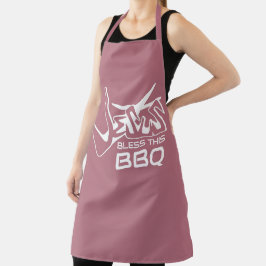 Jesus segne diese GRILLEN Schürze