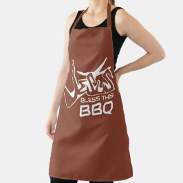 Jesus segne diese GRILLEN Terracotta Schürze