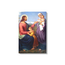 Jesus segnet die Kinder religiös