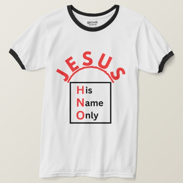Jesus - Sein Name nur T - Shirt (Design vorne)