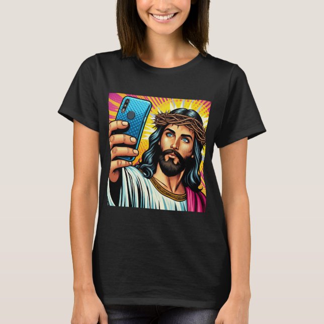 Jesus selfie T - Shirt! T-Shirt (Vorderseite)