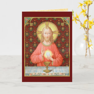 Jesus setzt die Heilige Kommunion ein (SAU 045) Karte