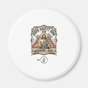 Jesus-Sicherheitsschild Warnschild Jesus-Sicherhei Magnet
