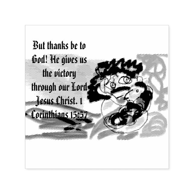 Jesus Sieg Permastempel (Design)