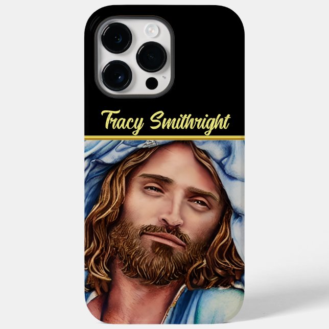 Jesus sieht dich an Case-Mate iPhone 14 pro max hülle (Rückseite)