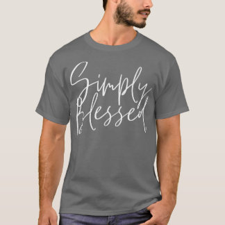 Jesus Simply Blessed Jesus Christ T-Shirt