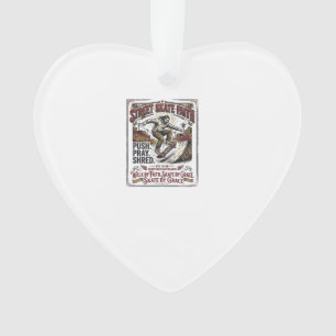 Jesus Skate Longboard Shirt Christlich Ornament