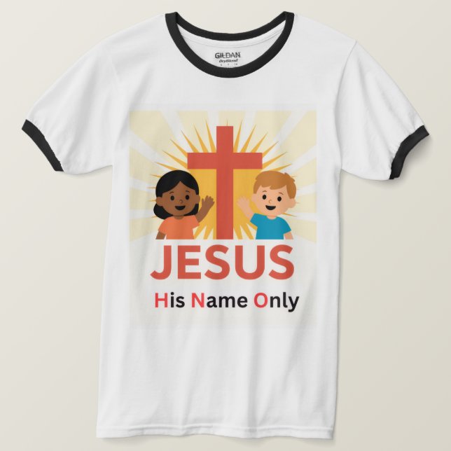 Jesus - Son Nom Uniquement T-shirt (Design devant)