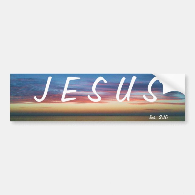 JESUS-SONNENAUFGANG-AUTOAUFKLEBER AUTOAUFKLEBER (Vorne)