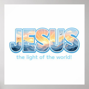 Jesus Sonnenaufgang Poster
